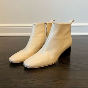 Everlane Cream Ankle "Day Boot"